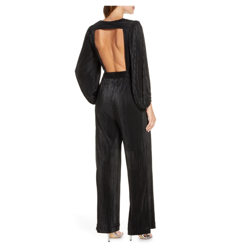 Women's Wide-leg Shimmer Jumpsuit